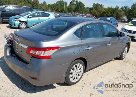 2015 Nissan Sentra S z USA, uszkodzony, nr VIN 3N1AB7AP6FY367201